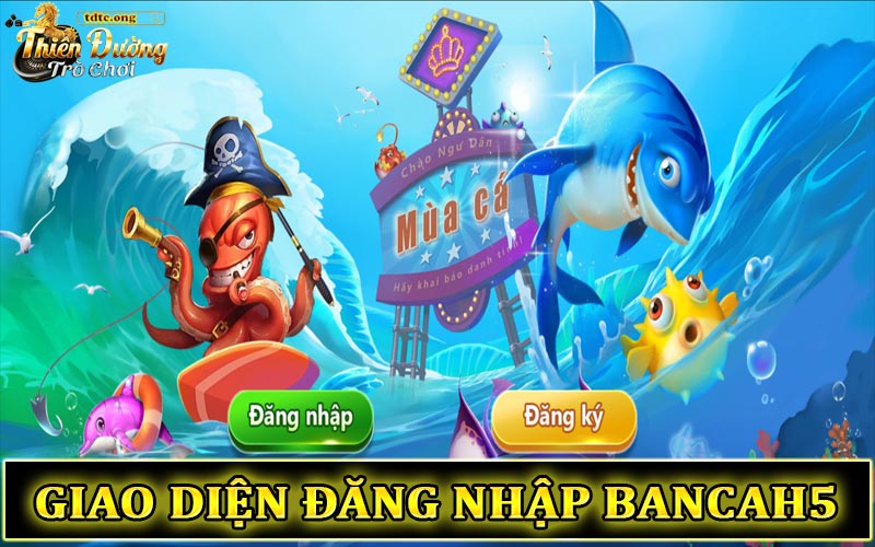 Giao diện đăng nhập hệ thống BancaH5